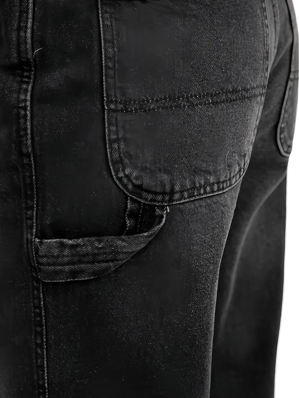 DICKIES Jeans met knoopsluiting Zwart