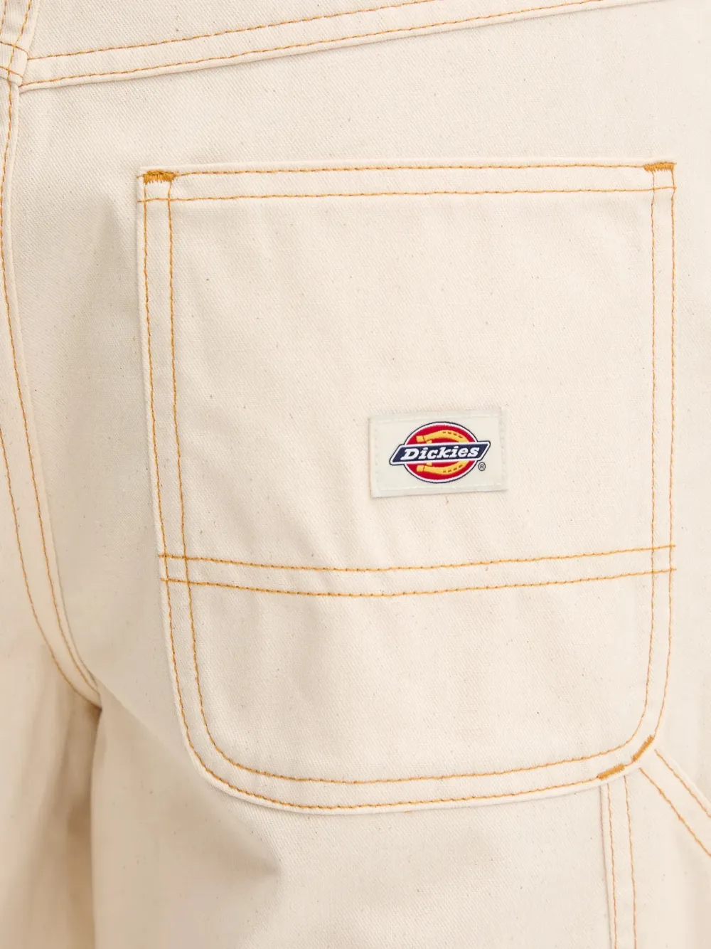 DICKIES Cargo shorts met contrasterende stiksels Beige