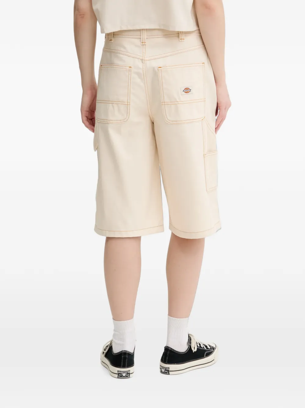 DICKIES Cargo shorts met contrasterende stiksels Beige