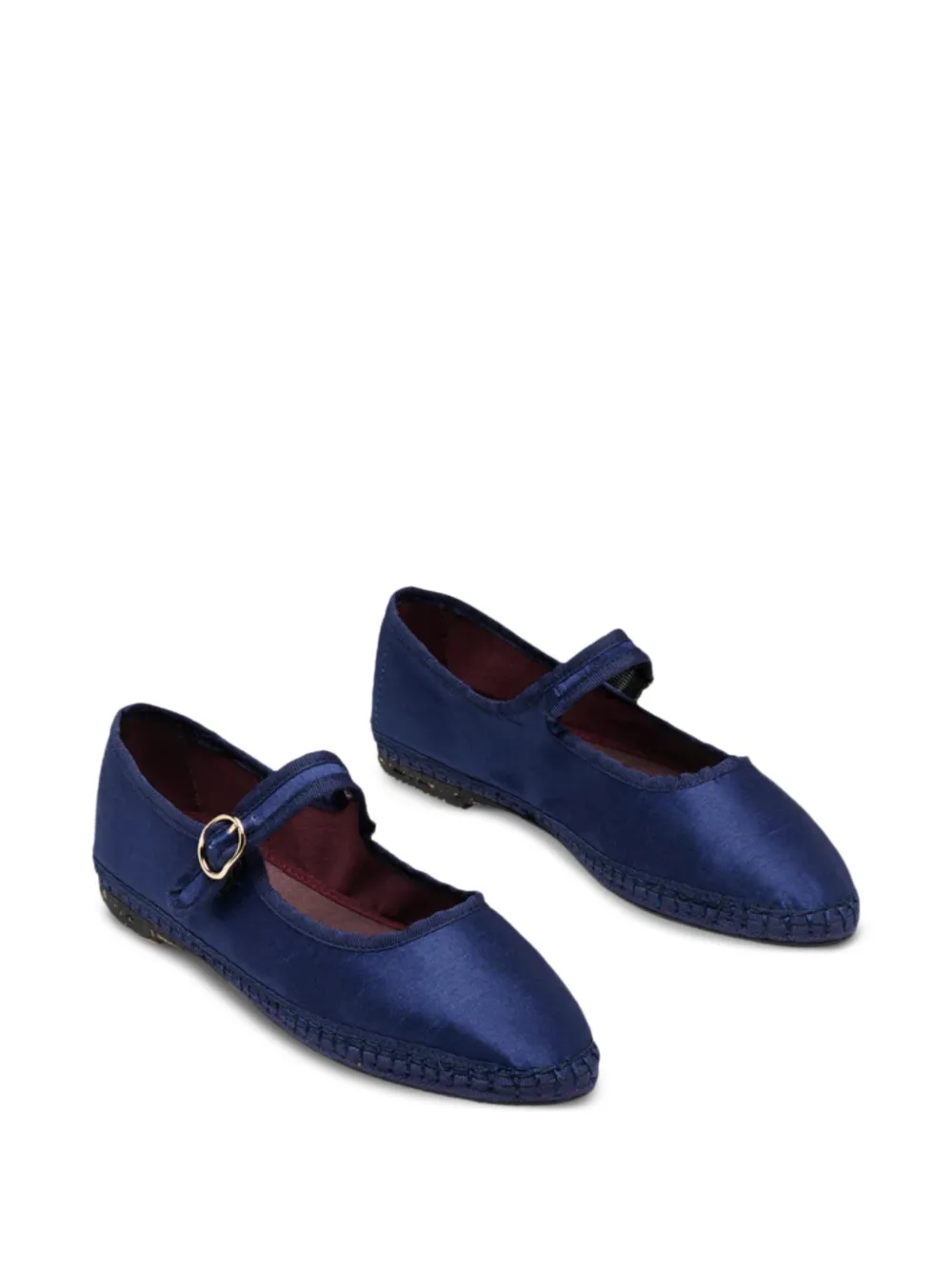 FLABELUS Owens buckle-strap ballet flats Blauw