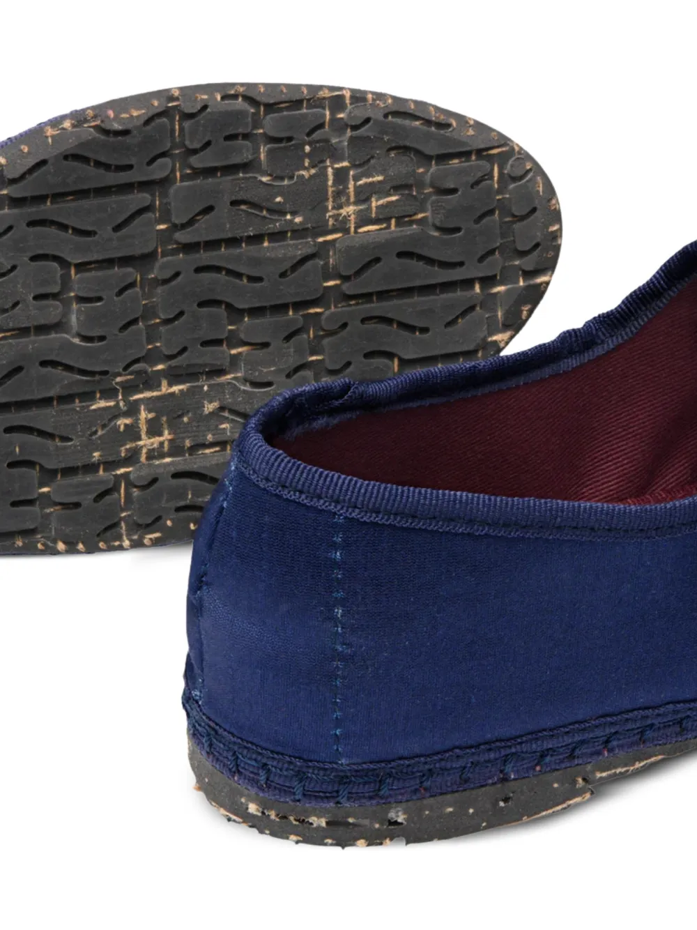 FLABELUS Owens buckle-strap ballet flats Blauw