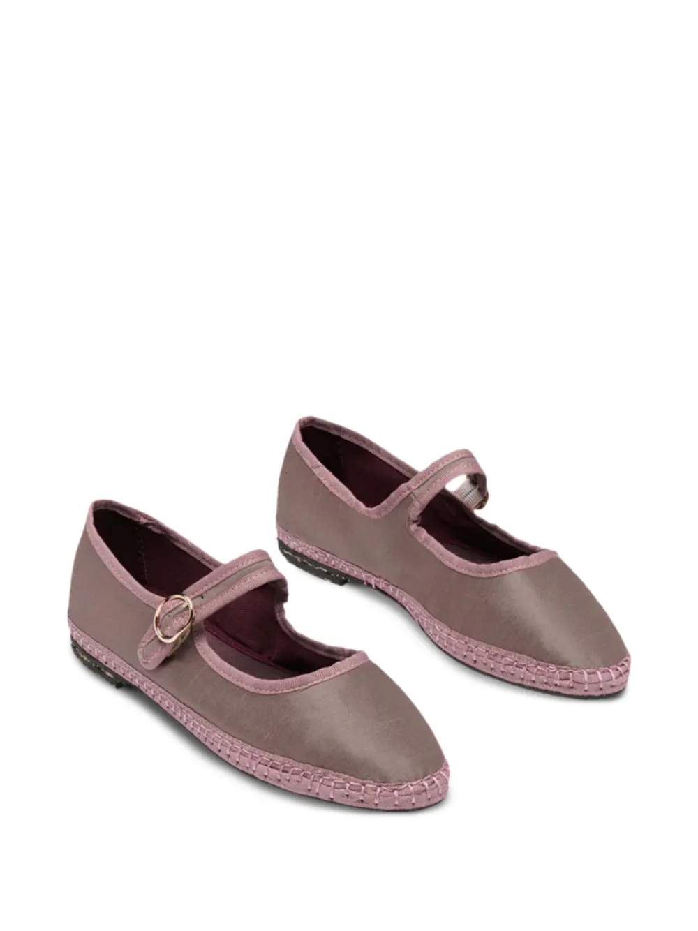 FLABELUS Sula buckle-strap ballet flats Roze