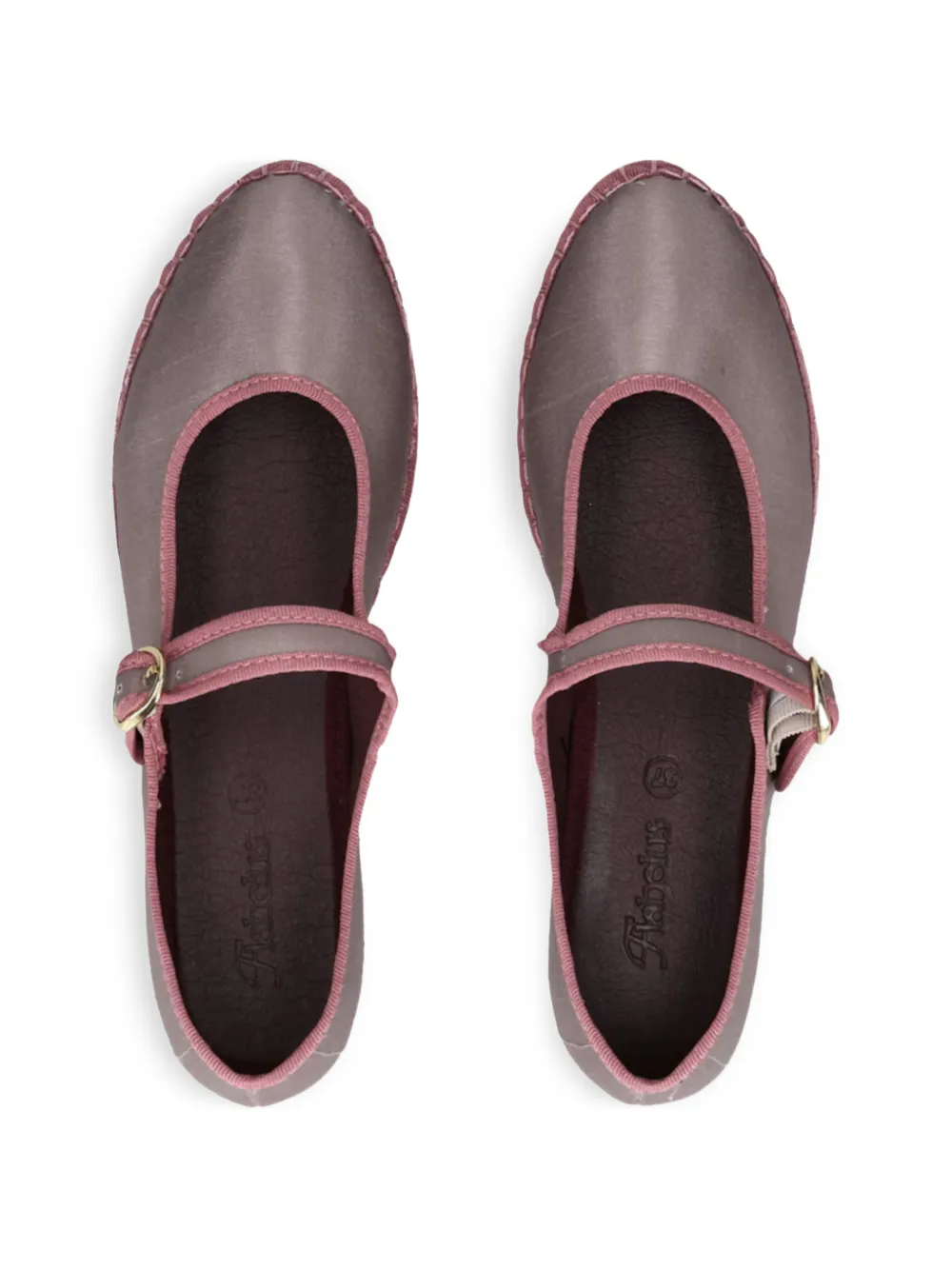 FLABELUS Sula buckle-strap ballet flats Roze