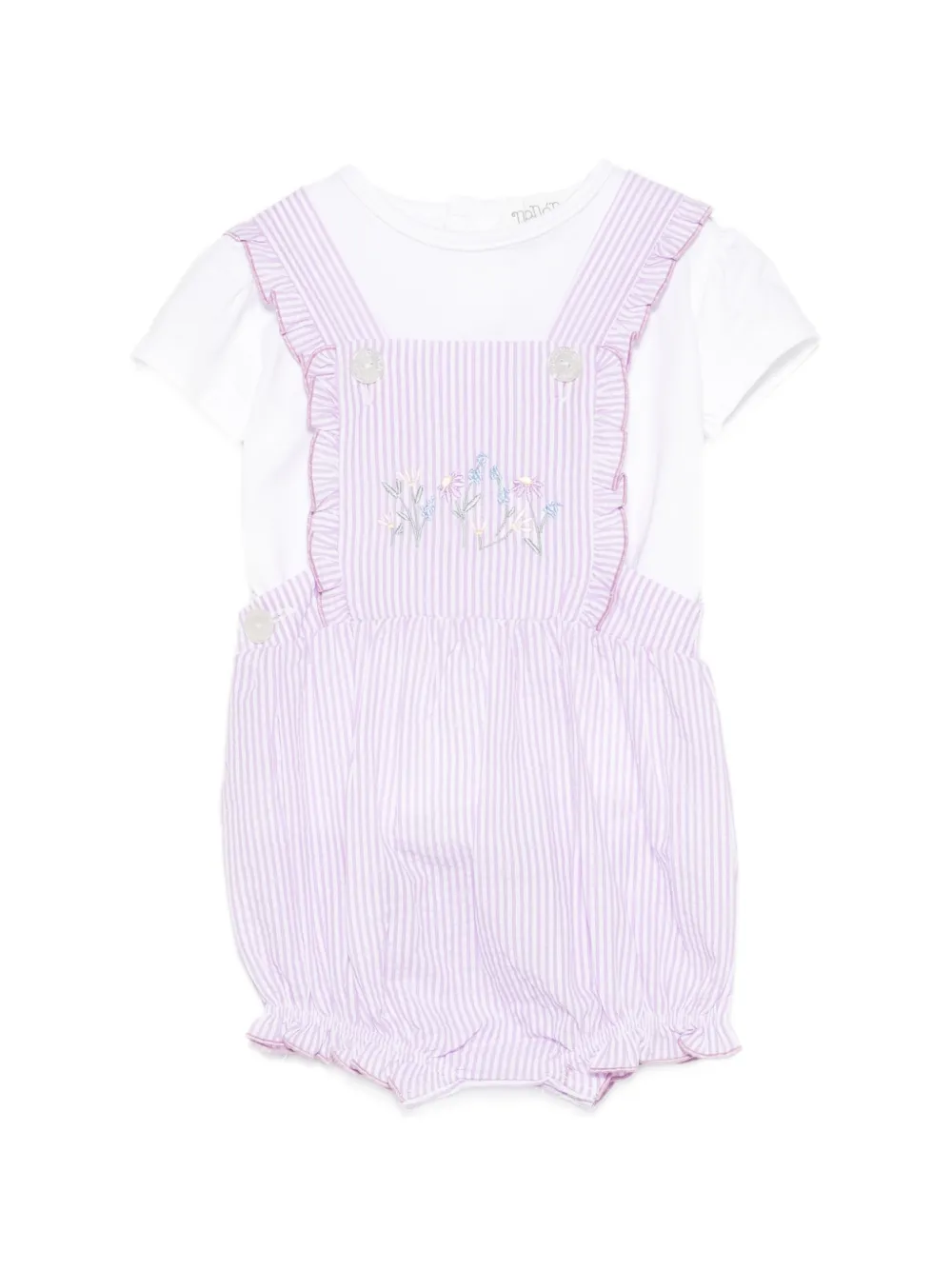 NANAN ruffled striped shorties - Viola