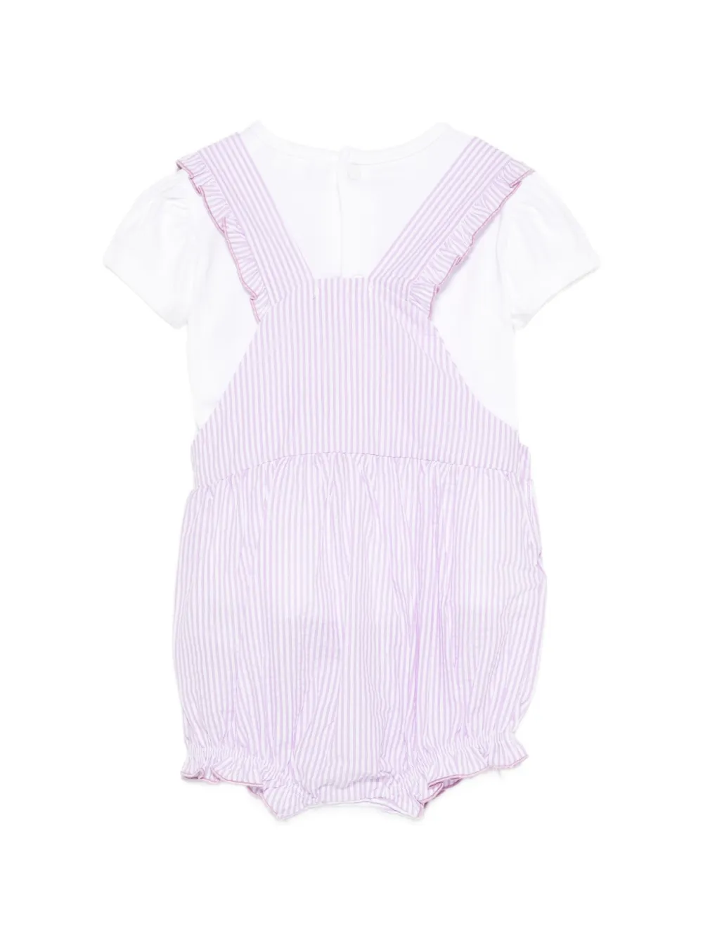  Nanan Ruffled Striped Shorties - Purple 