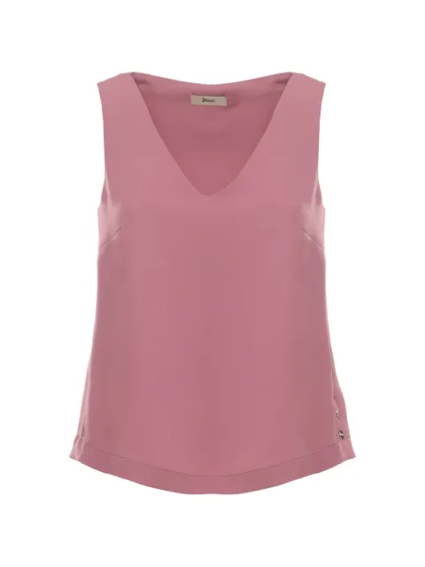 Herno V-neck sleeveless blouse