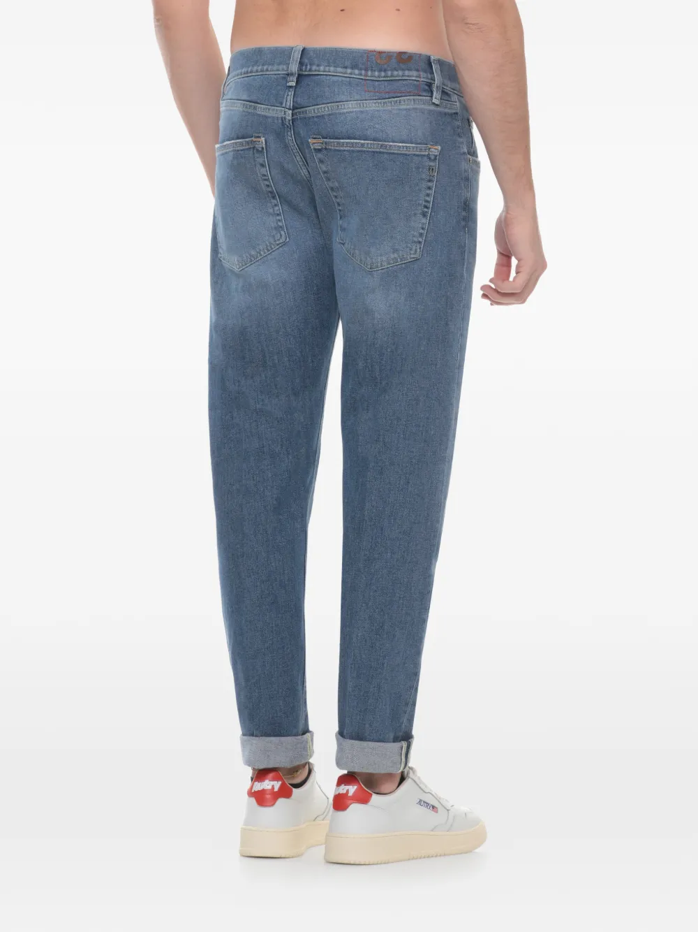 DONDUP Broek met vijf zakken Blauw