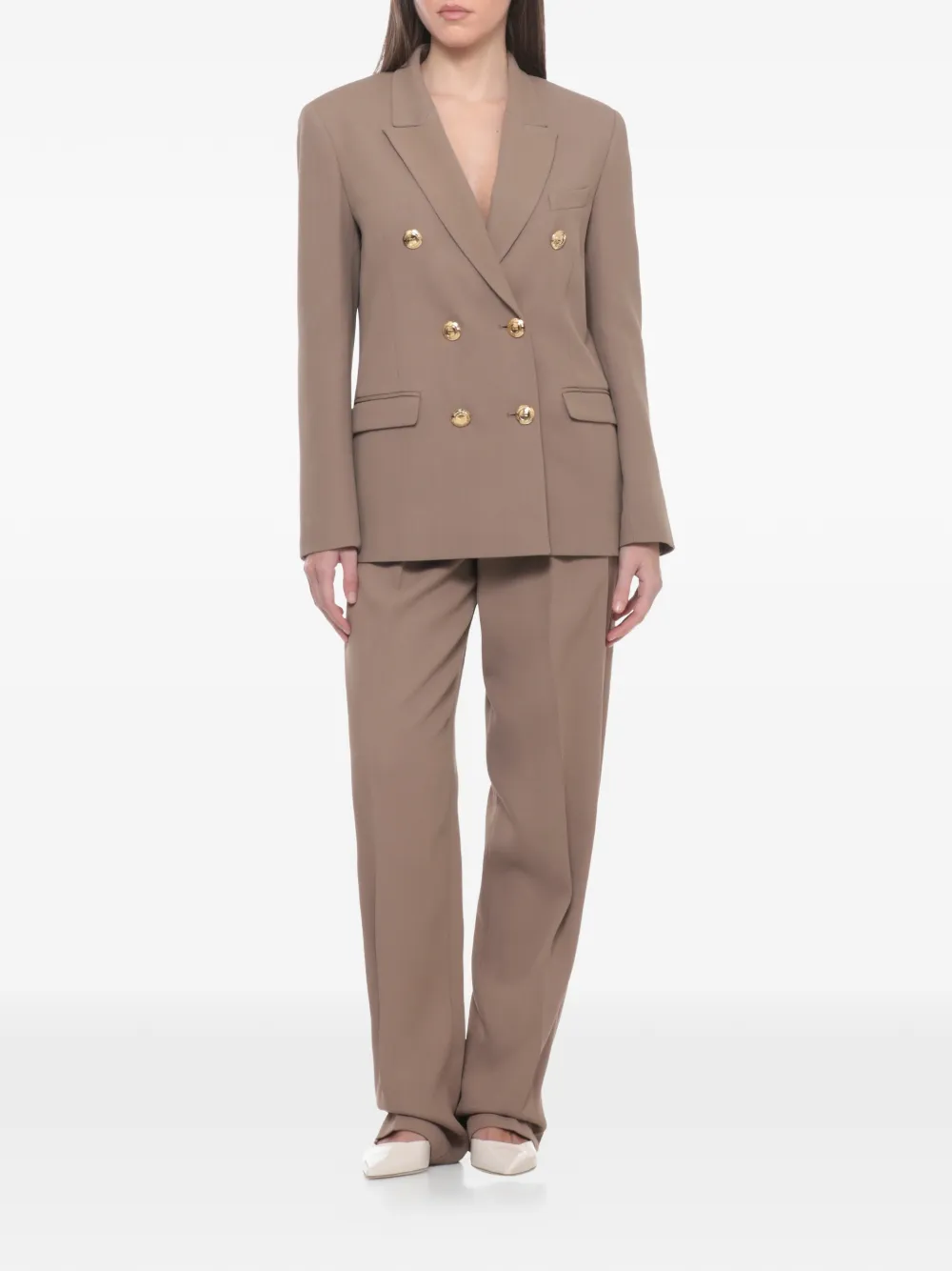  Elisabetta Franchi Double-breasted Blazer - Neutrals 