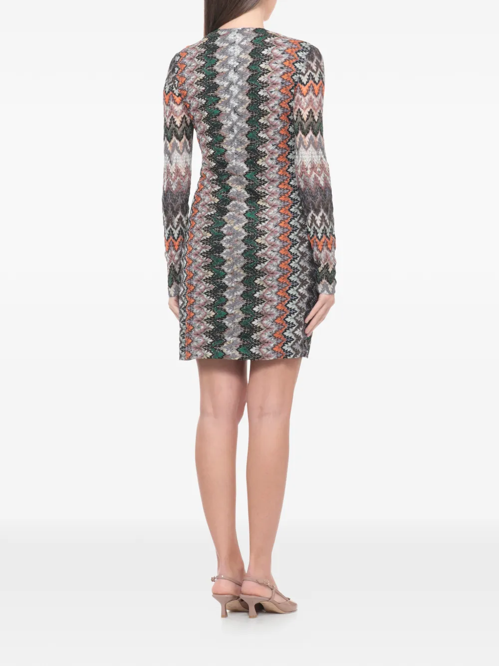 Missoni Jurk met V-hals Blauw