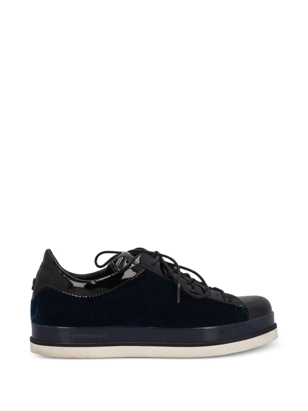 Emporio Armani Pre-Owned lace-up sneakers - Blau