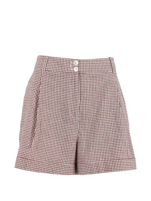 Michael Kors Vintage shorts con motivo de cuadros gingham
