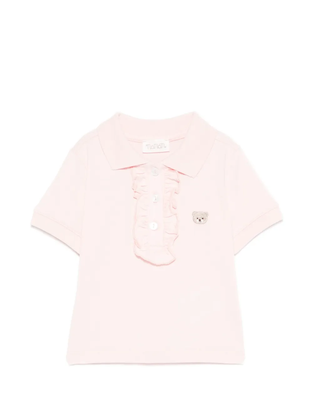 NANAN ruffled teddy T-shirt - Rosa