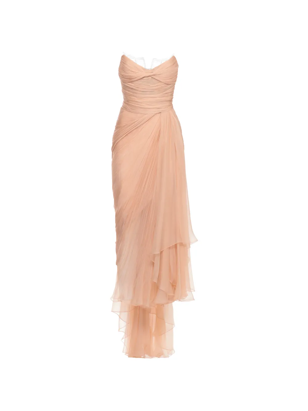 Maria Lucia Hohan Jolie lace-trimmed pleated dress - Rosa