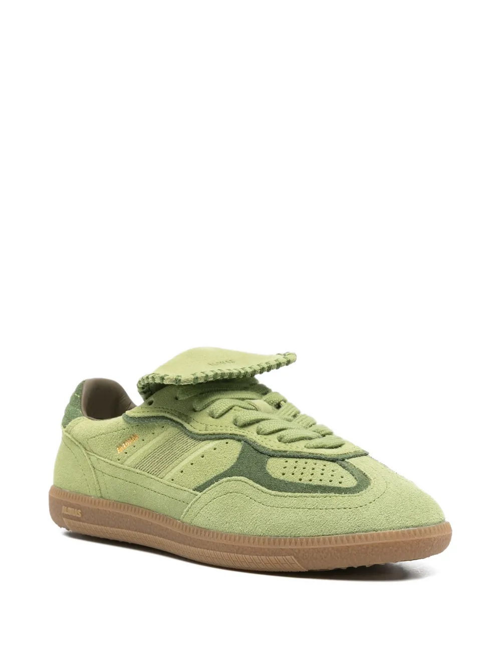 ALOHAS 490 Club geperforeerde sneakers Groen