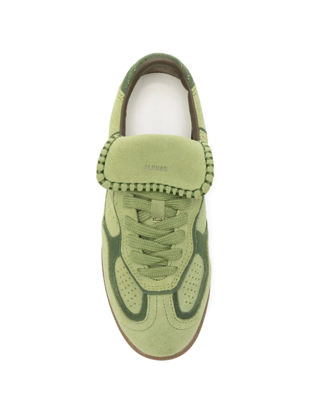 ALOHAS 490 Club geperforeerde sneakers Groen