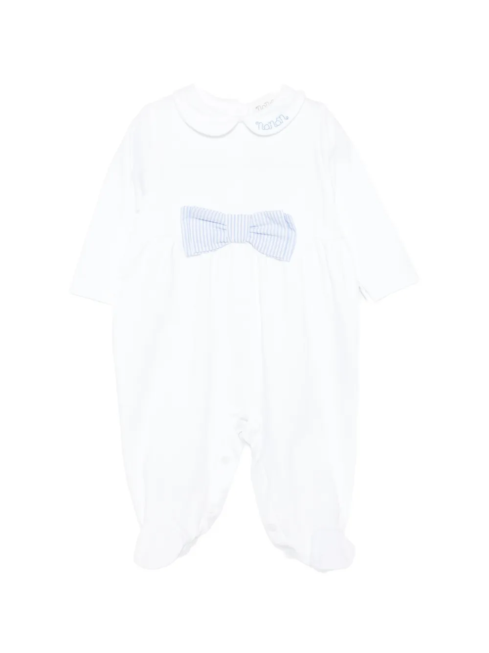 NANAN bow-detail pajama - Bianco