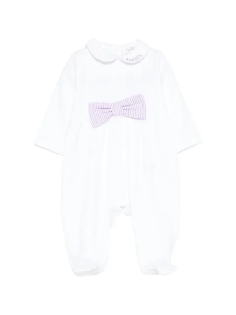 NANAN bow peter pan-collar pyjamas