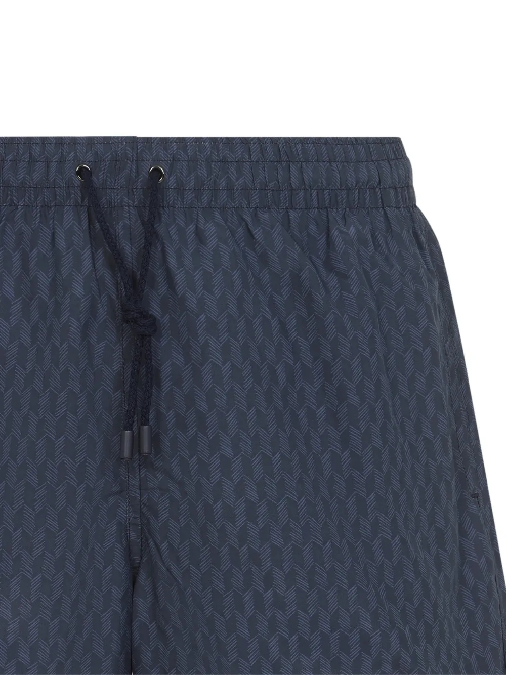 Patterned Drawstring Swim Shorts