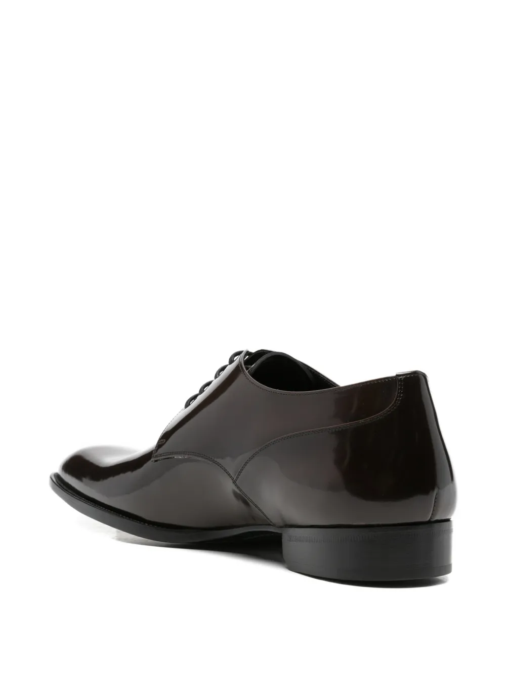 Saint Laurent Leren derby schoenen Bruin