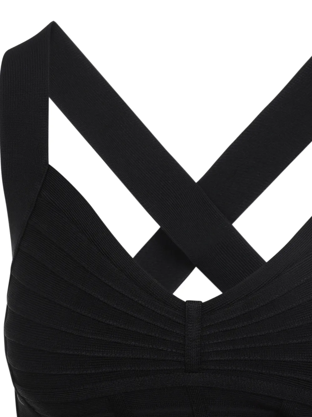 Elisabetta Franchi Verfraaide midi-jurk Zwart