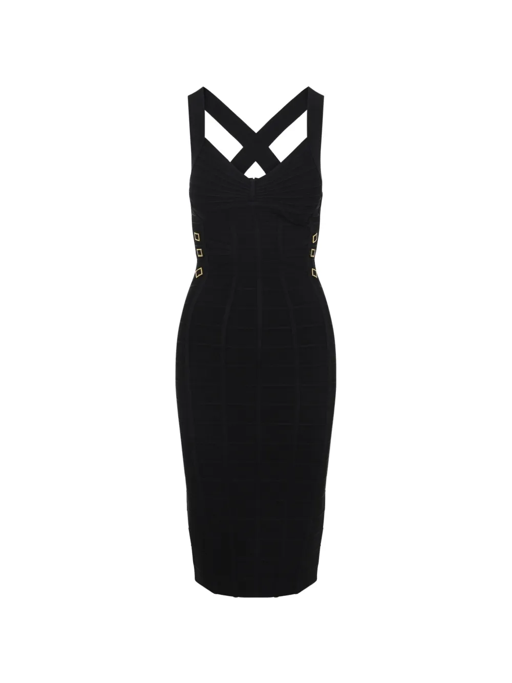 Elisabetta Franchi embellished midi dress - Nero