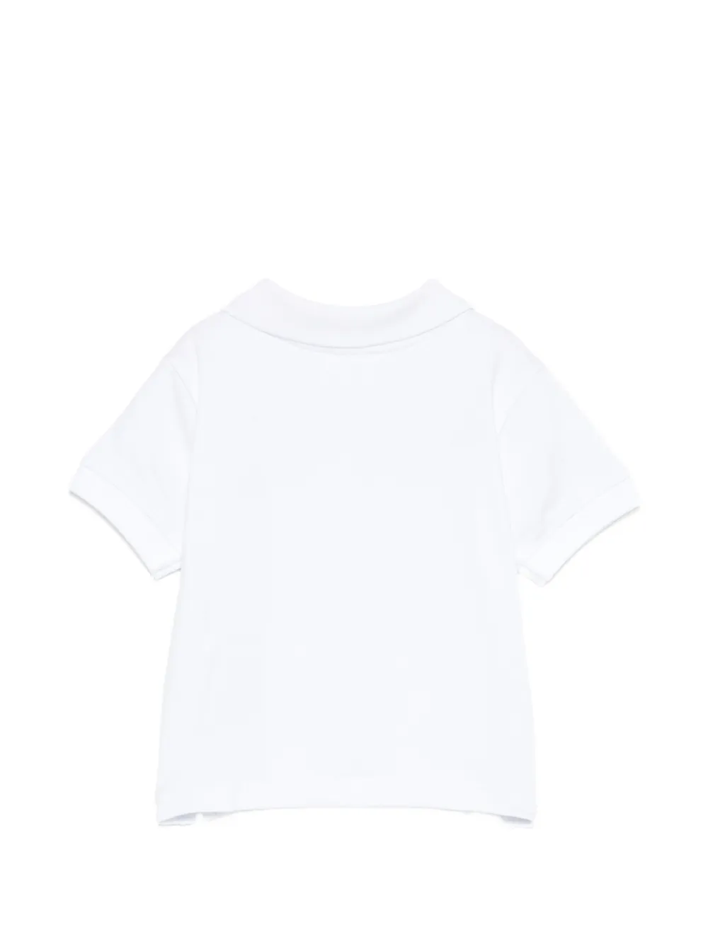 NANAN ruffled bear polo shirt - Bianco