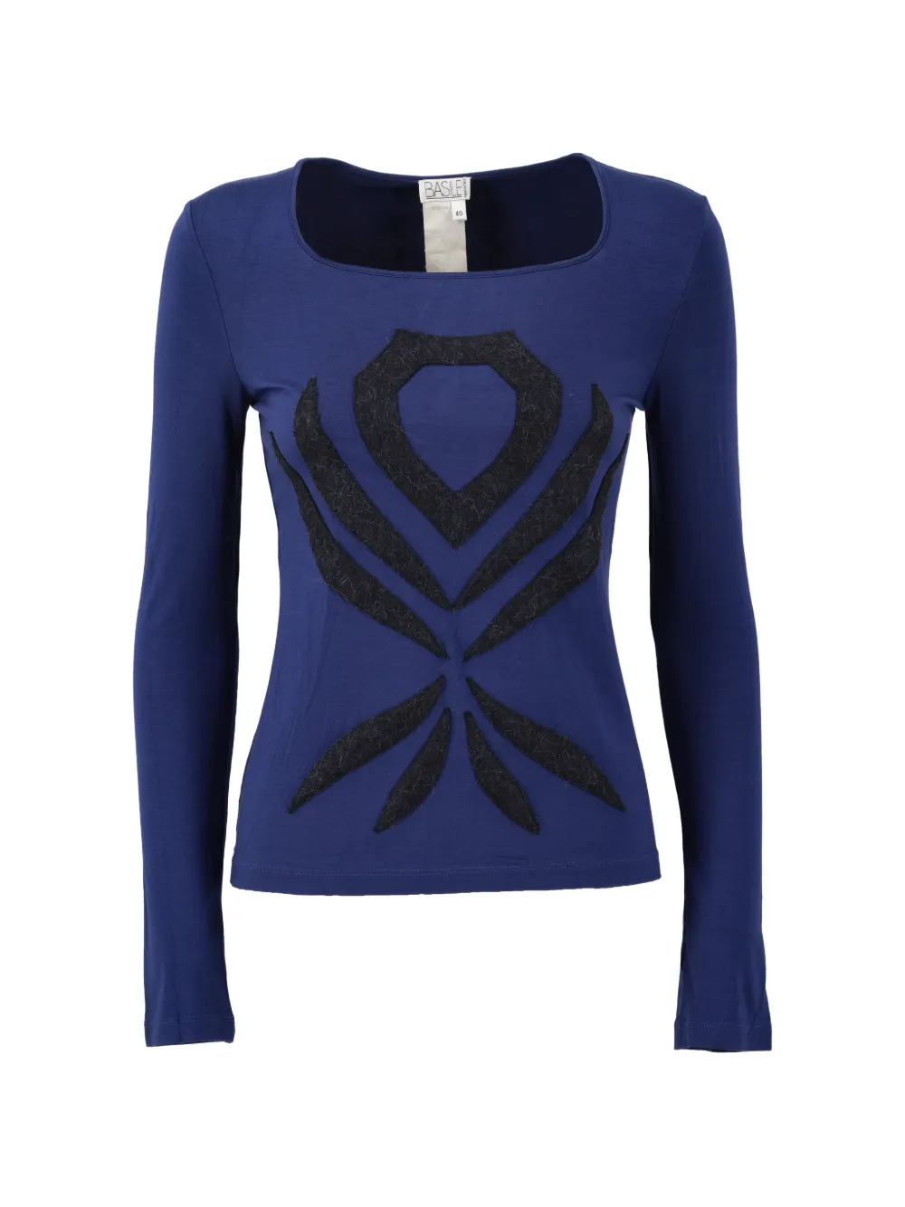 Basile Vintage long-sleeved T-shirt - Blu