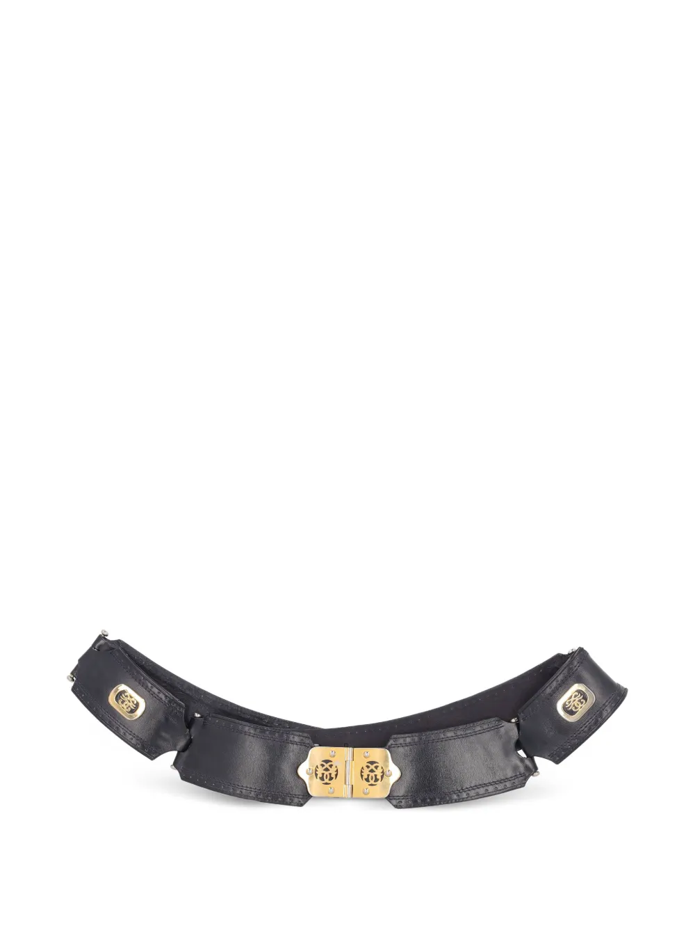 Pirovano Vintage Cintura con decorazione - Nero