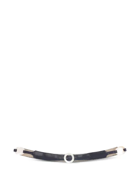 Pirovano Vintage 2022 mother-of-pearl buckle belt