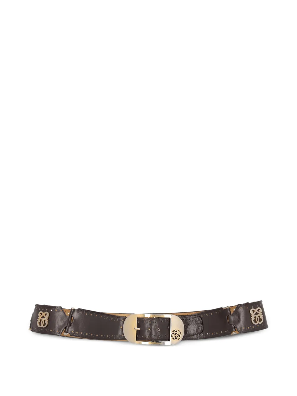 Pirovano Vintage Cintura in pelle - Marrone