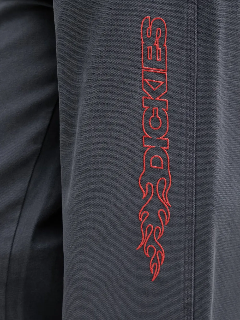 DICKIES Broek met geborduurd logo Grijs