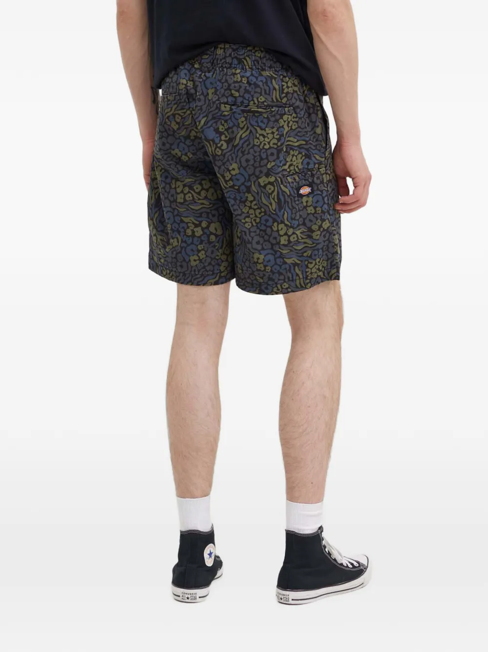 DICKIES Saltville shorts met patroon Blauw