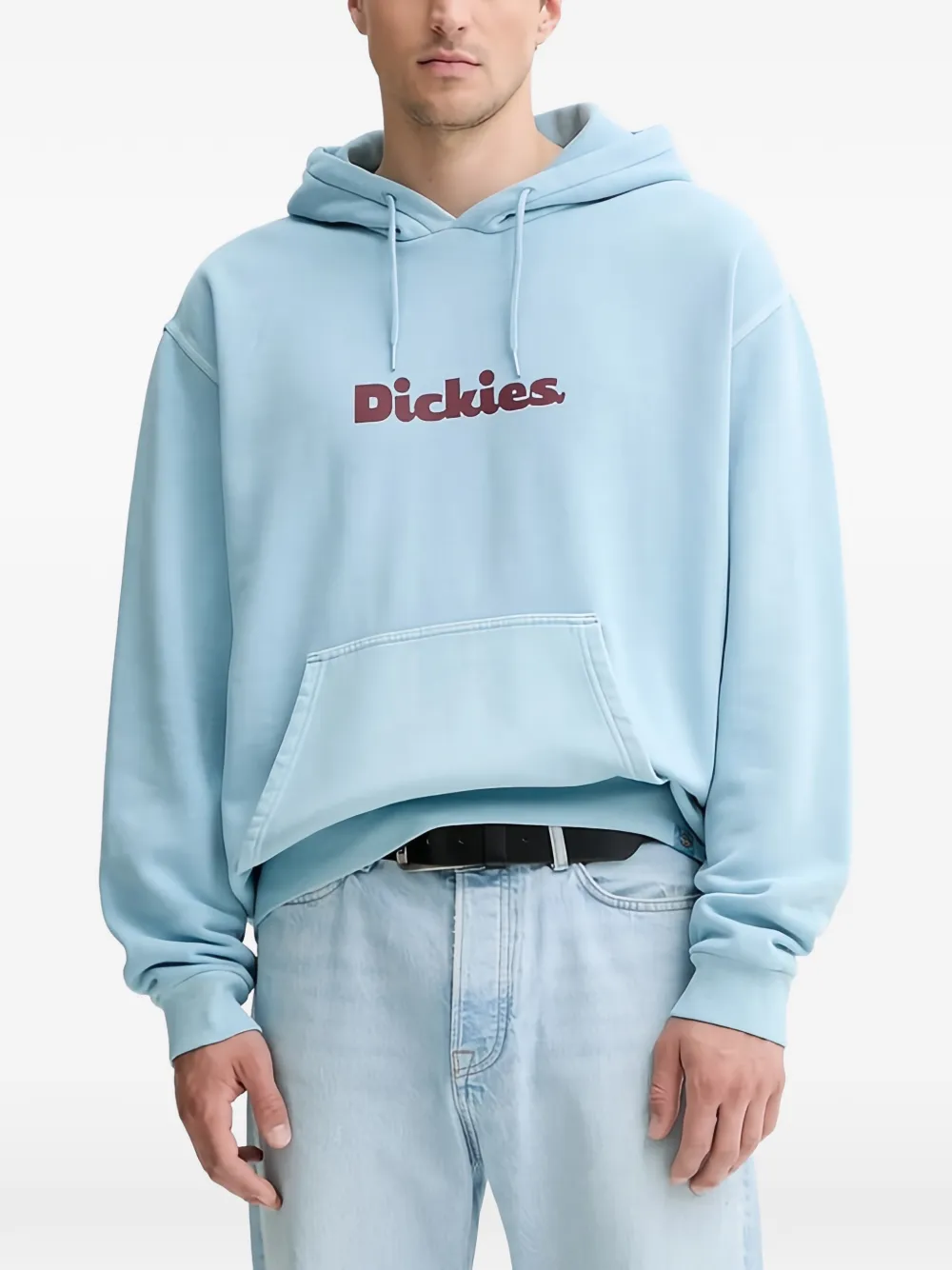 DICKIES pouch hoodie - Blu