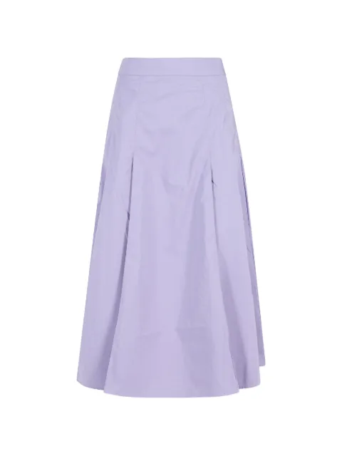 Essentiel Antwerp pleated A-line midi skirt