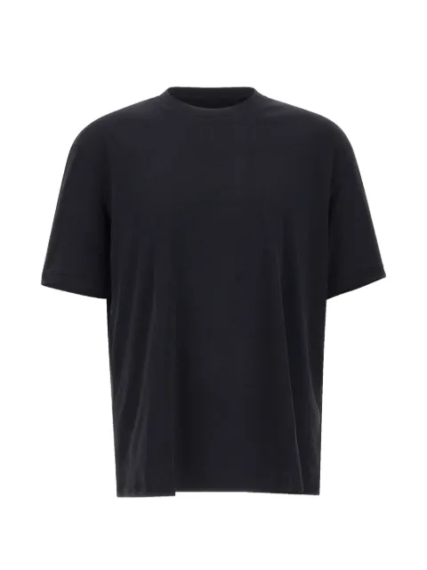 Blauer T-Shirt mit Logo-Patch