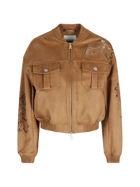 ERMANNO FIRENZE  cutout-detail bomber jacket