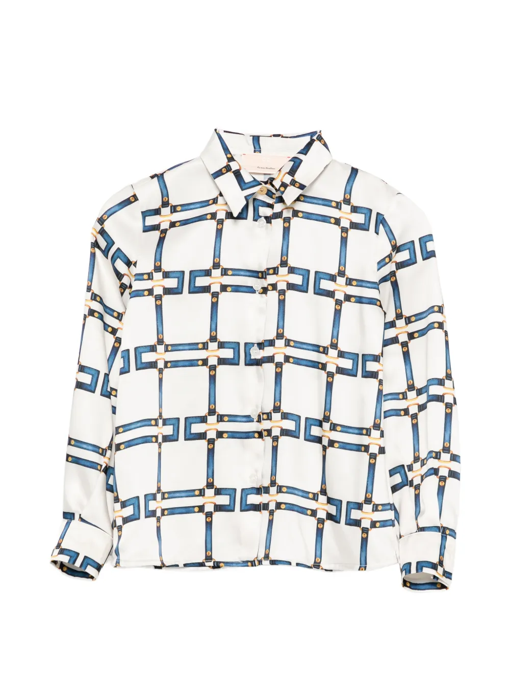 Elisabetta Franchi La Mia Bambina patterned shirt - Weiß