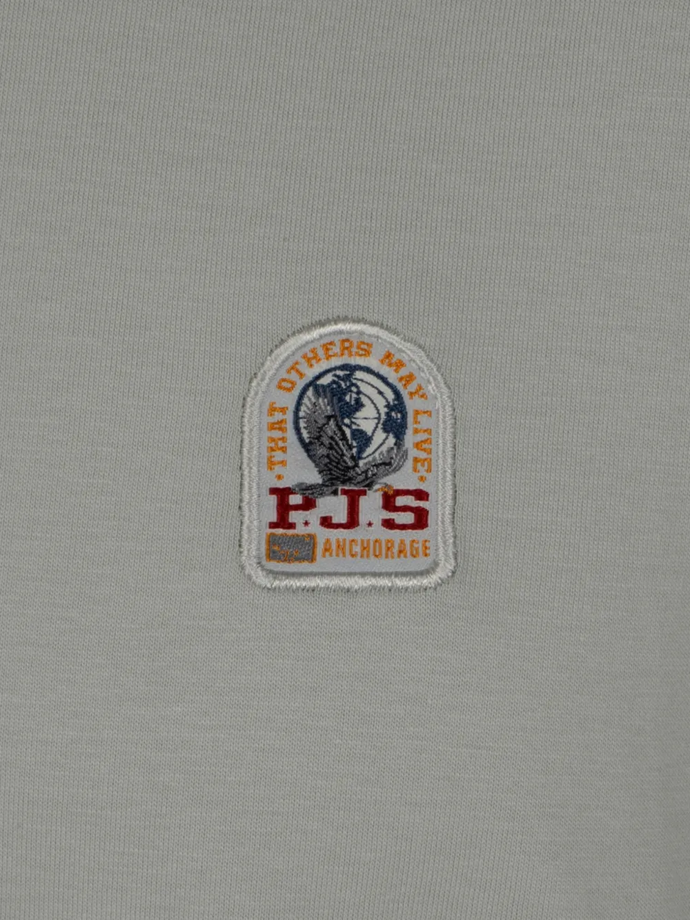 Parajumpers T-shirt met patch Grijs