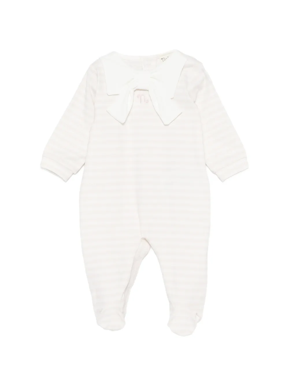 NANAN striped bow pajama - Rosa