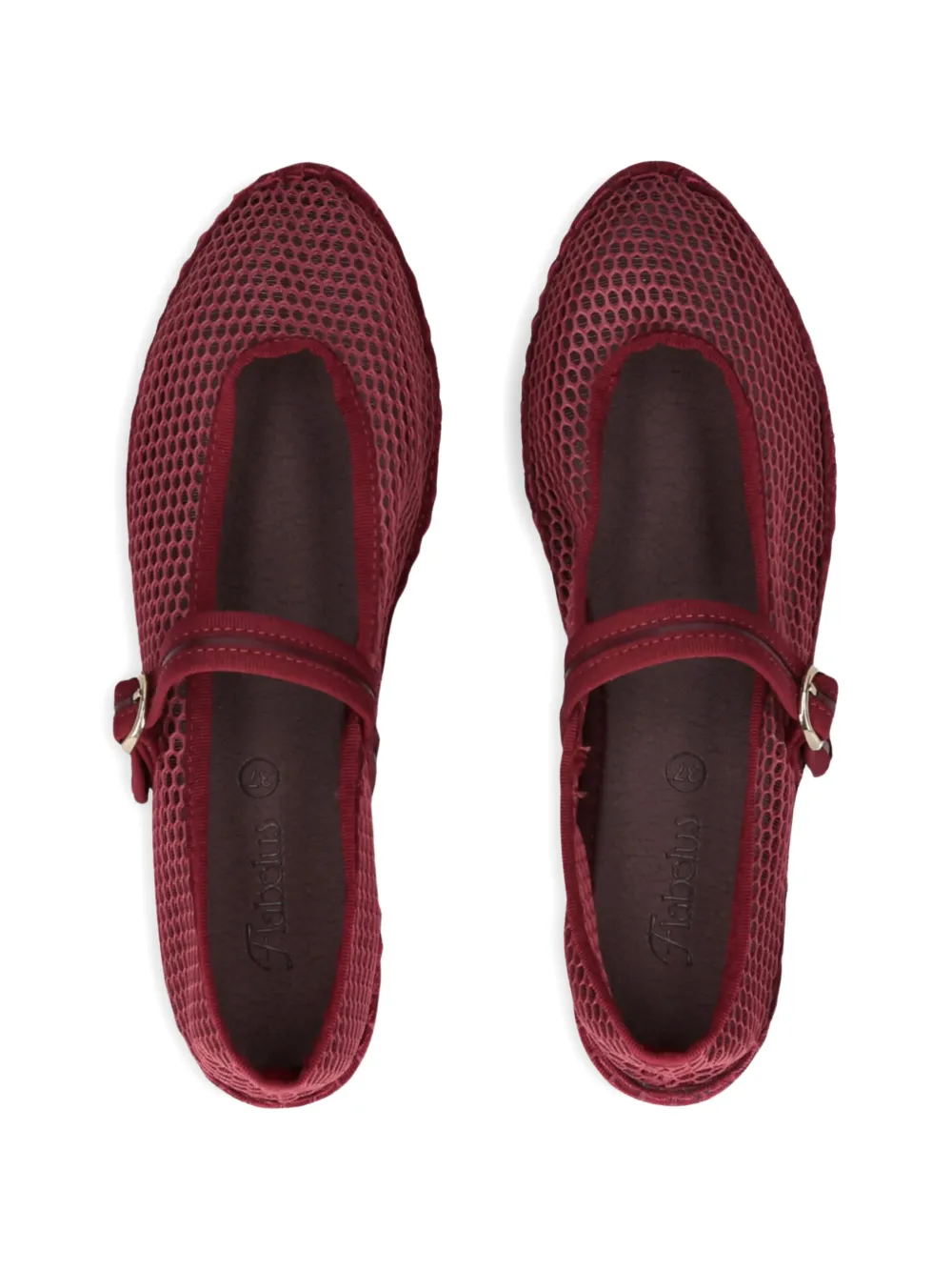 FLABELUS Isabella ballerina's met gespbandje Rood