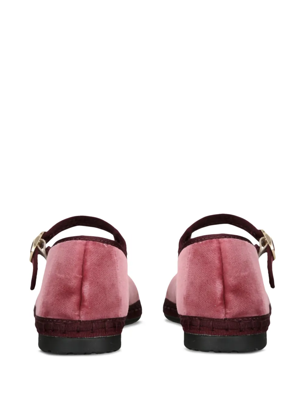 FLABELUS O'Brien buckle-strap ballet flats Roze