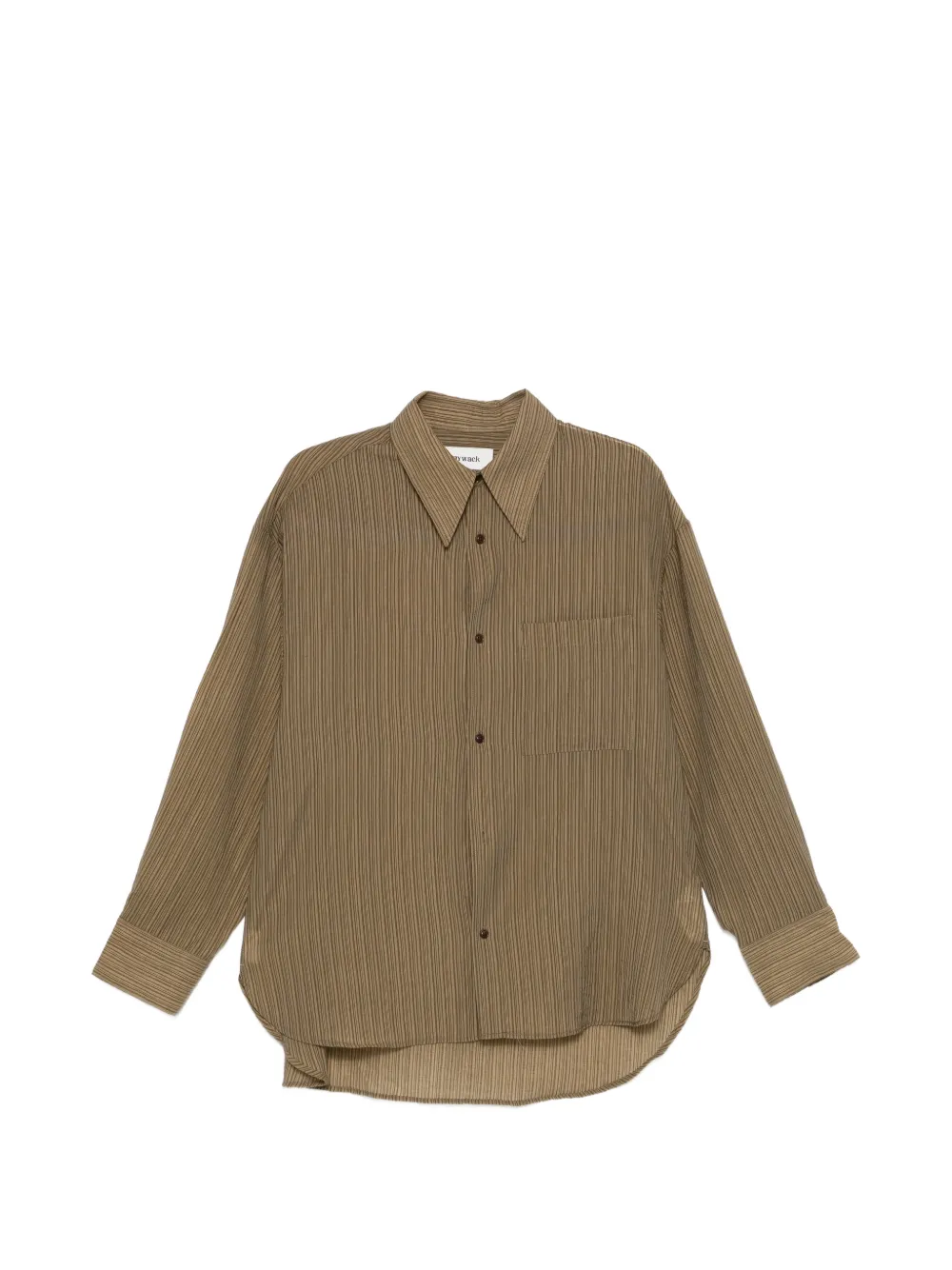 TONYWACK striped shirt - Braun