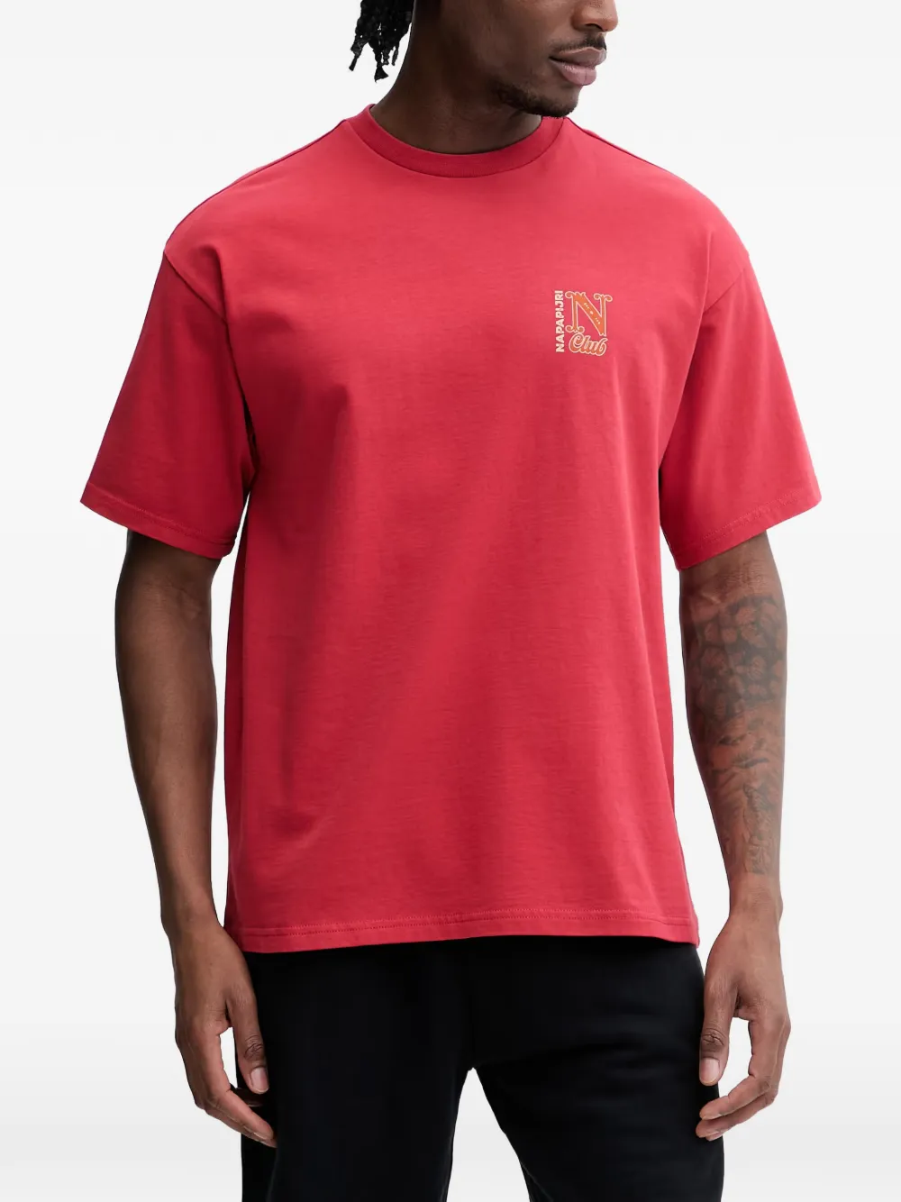 Napapijri graphic T-shirt - Rosso