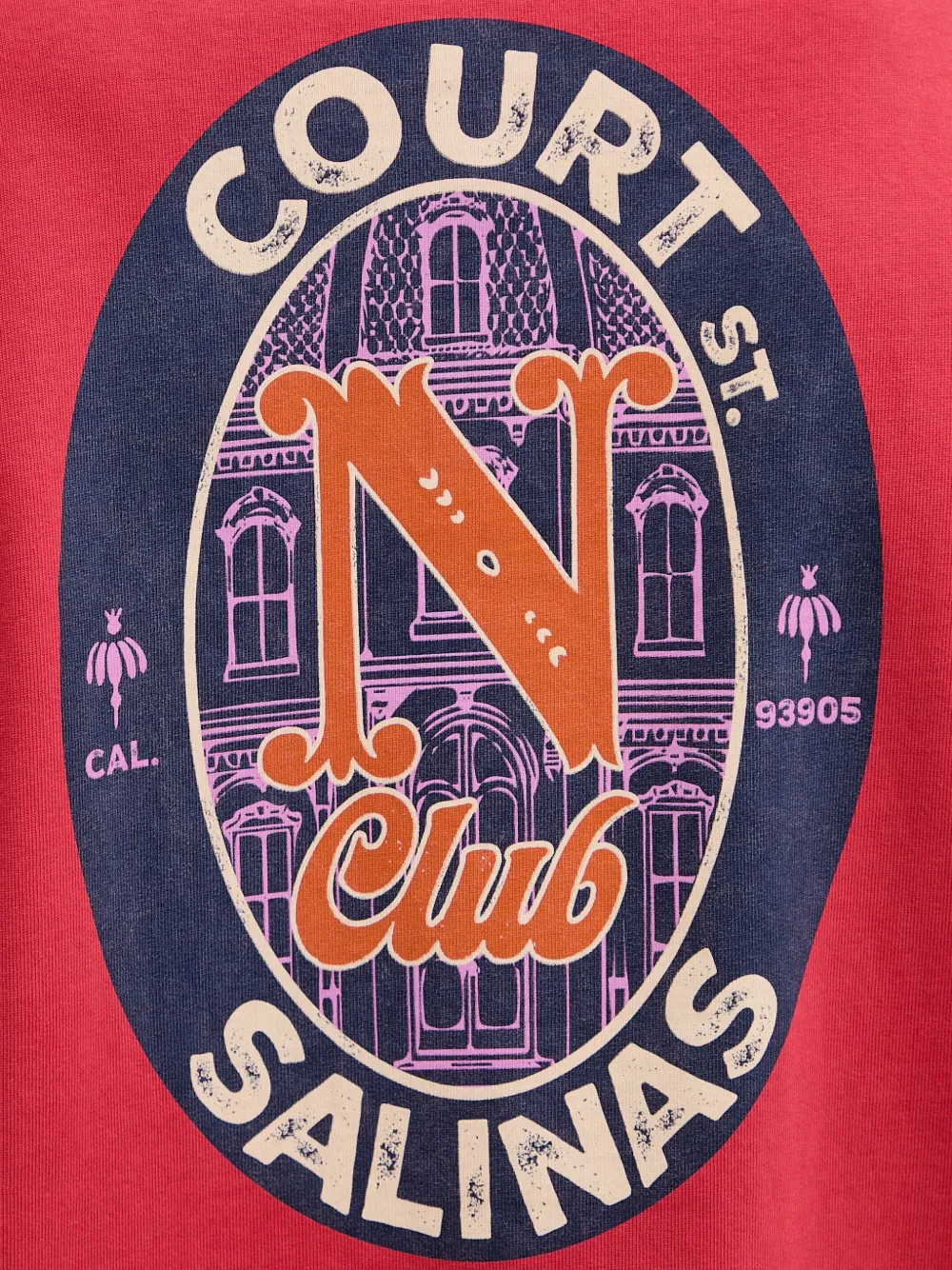 Napapijri graphic-print T-shirt Rood