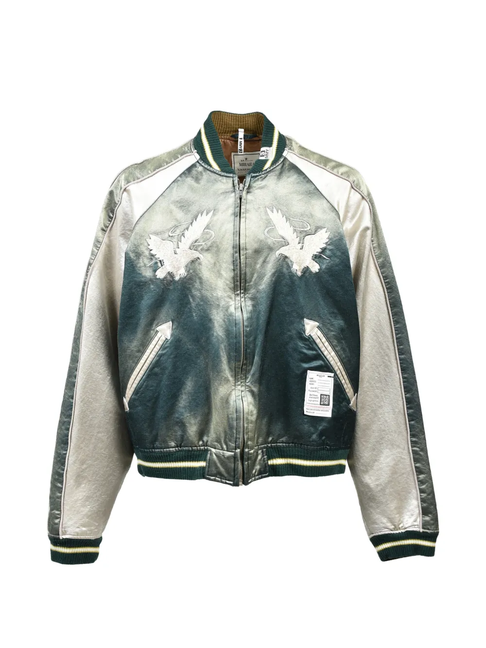 Maison MIHARA YASUHIRO Bomber Souvenir - Verde