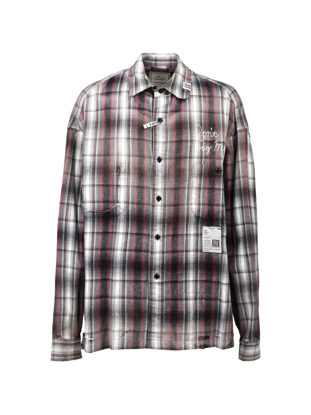 Maison MIHARA YASUHIRO Camicia Like Check - Nero