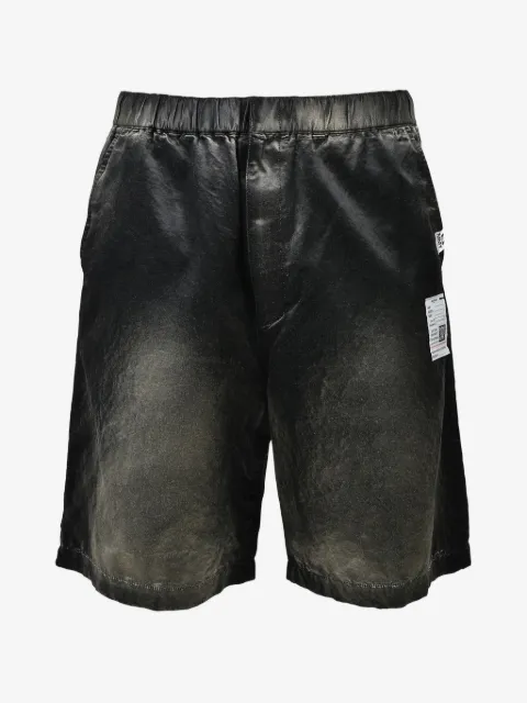 Maison MIHARA YASUHIRO Sun Faded satin shorts
