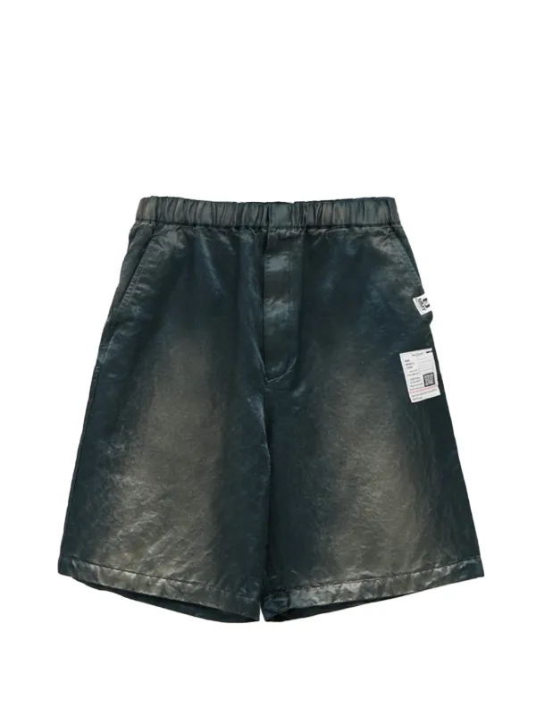 Maison MIHARA YASUHIRO Sun Faded サテンショートパンツ | グリーン
