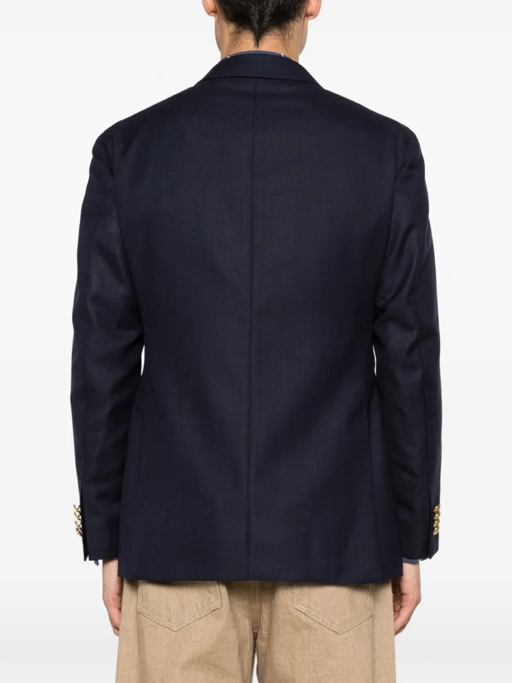 Gabriele Pasini Blazer met dubbele rij knopen Blauw