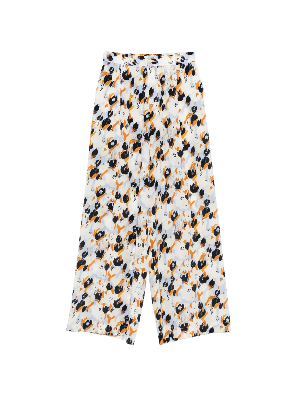 Marni Secret Bouquet trousers - Blu